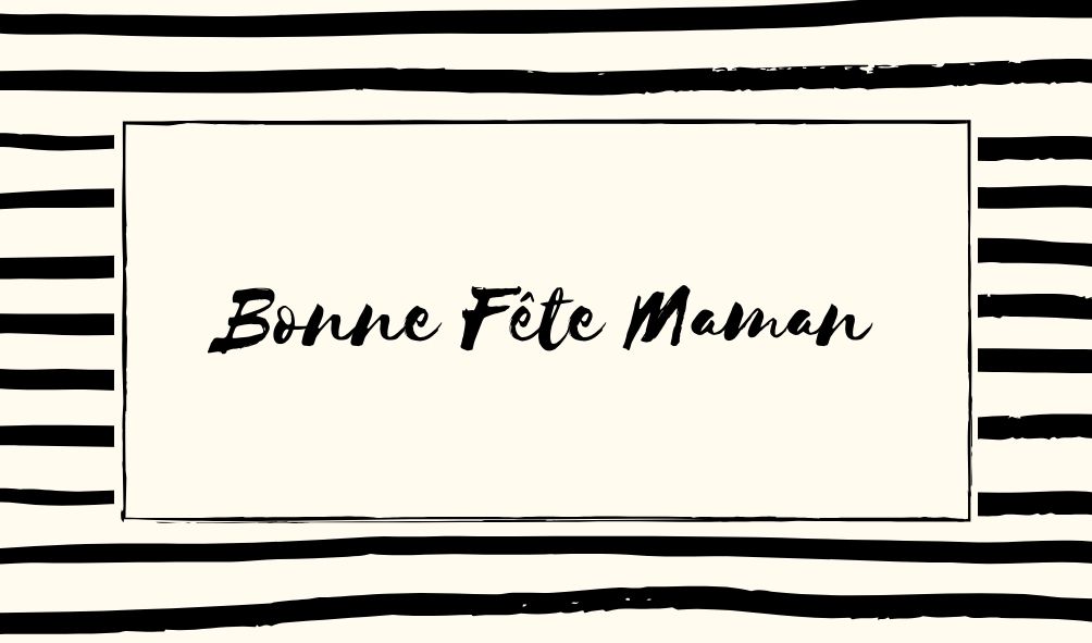 Bonne fête maman riz au lait