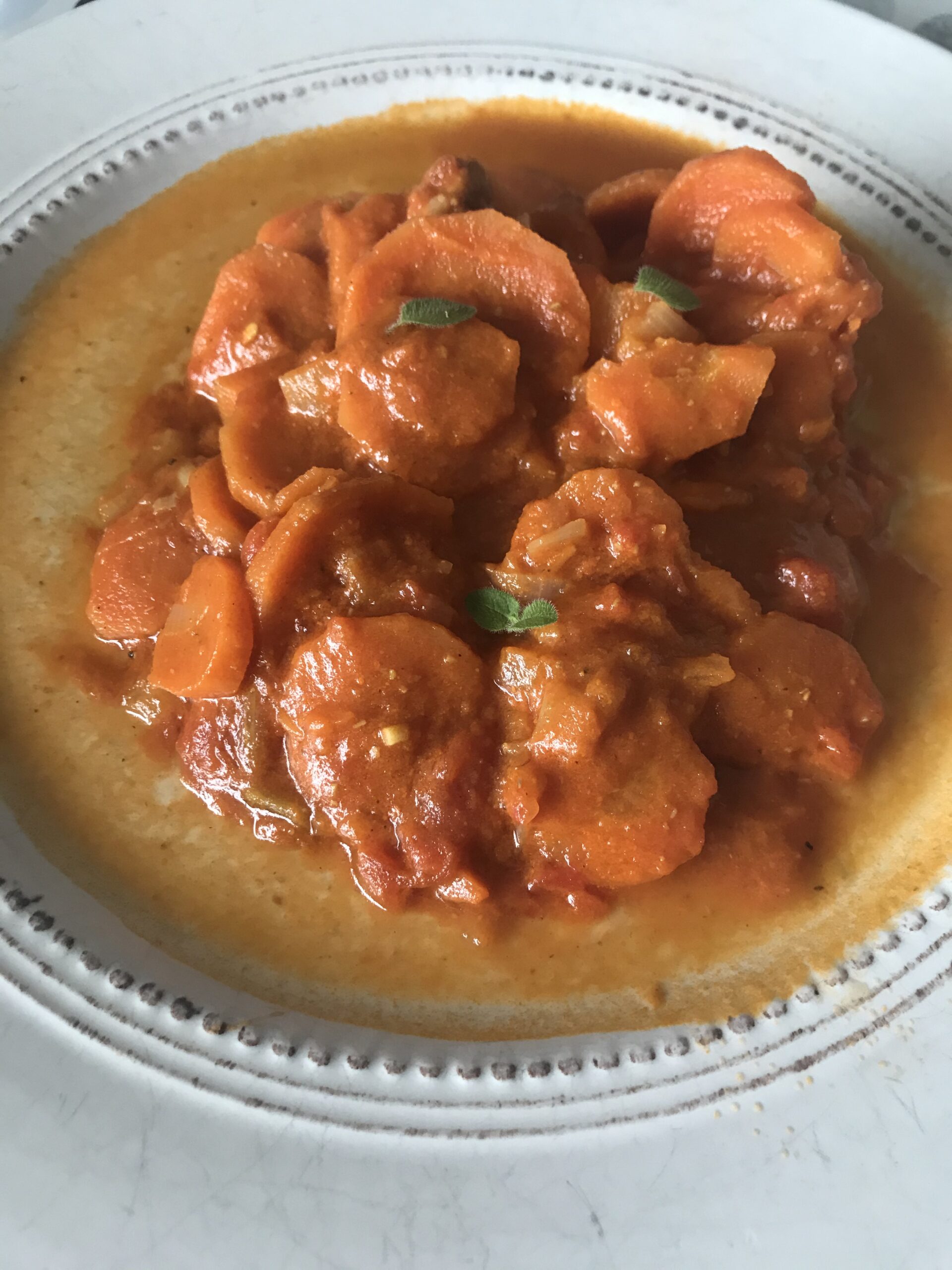 carottes au lait de coco