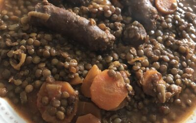 Lentilles aux merguez