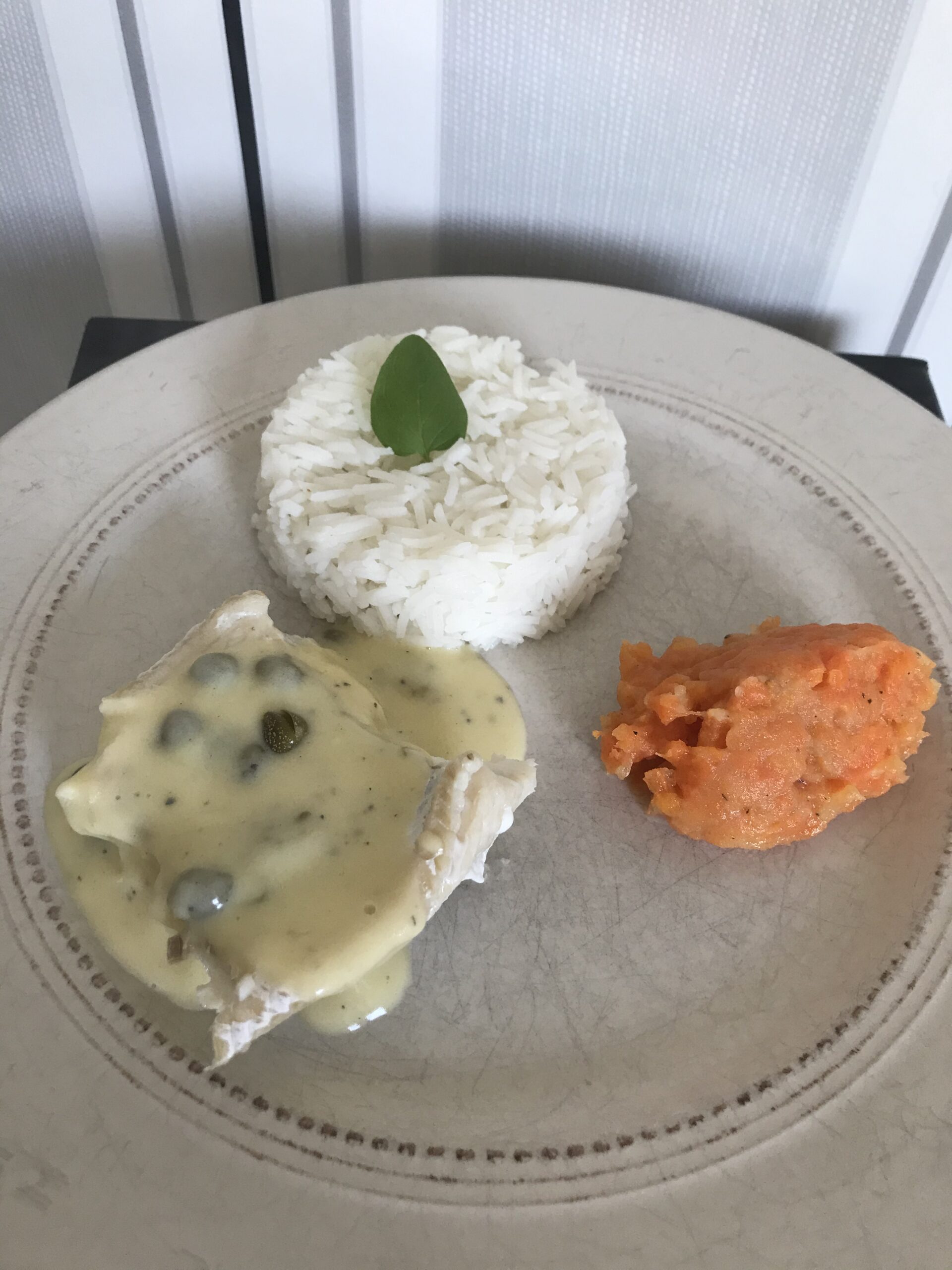 Poisson sauce aux câpres