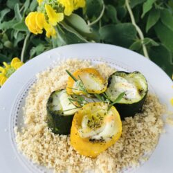 courgette gratinée au chèvre