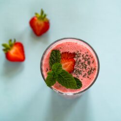 Smoothie à la fraise