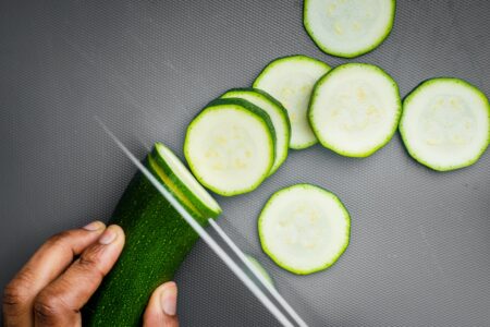 courgette coupée