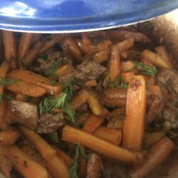 veau aux carottes confites