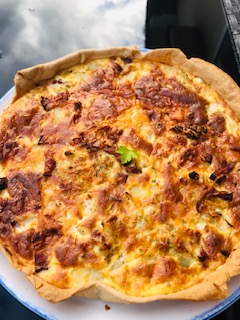 Quiche au chou chinois