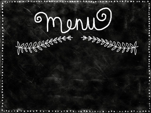 Le menu de la semaine
