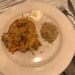 Burger de galettes veggie au fromage