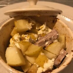 porc aux pommes et au curry