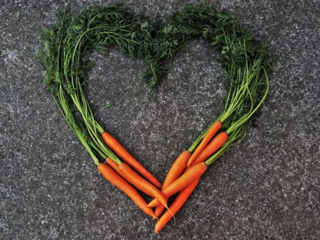 coeur en carottes