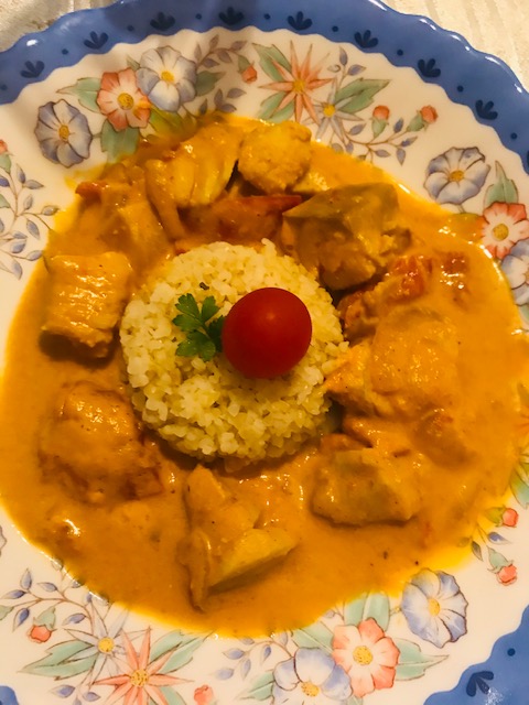 Curry de lieu et boulgour
plats réconforts octobre (menu)