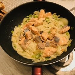 saumon nouille riz