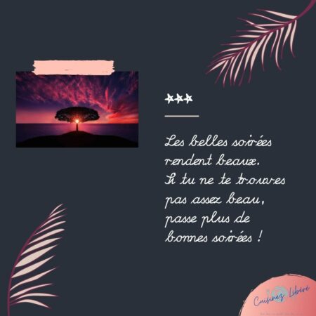 Ma recette pour une soirée sereine