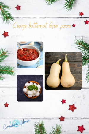 Courge Butternut façon pizza
