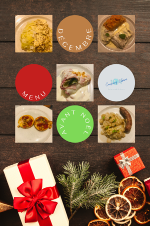 Menu d'avant Noël - Décembre