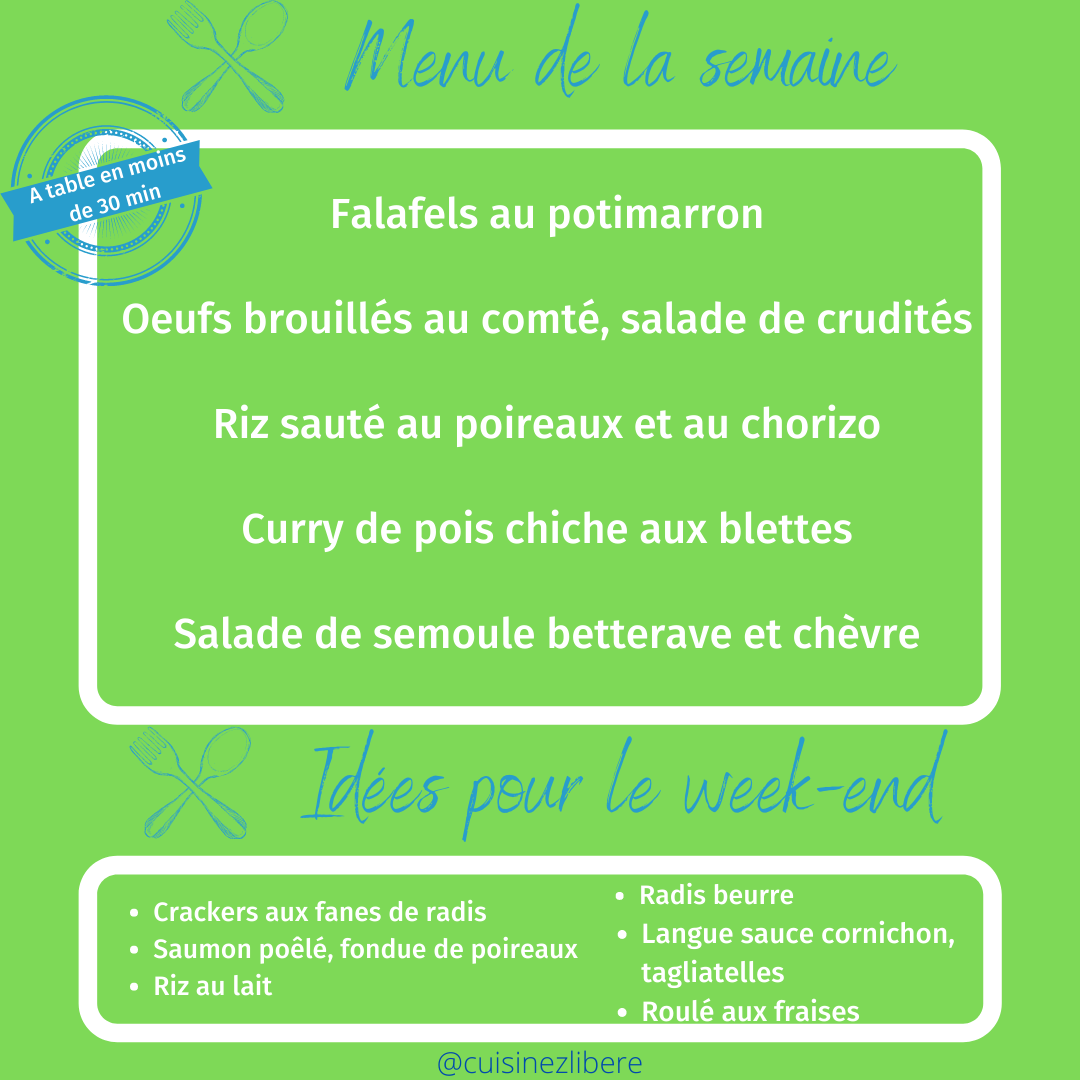 Semaine 4 : je délègue la préparation des repas