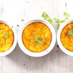 Flan de carottes et fenouil au curry