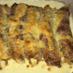 bananes au jambon