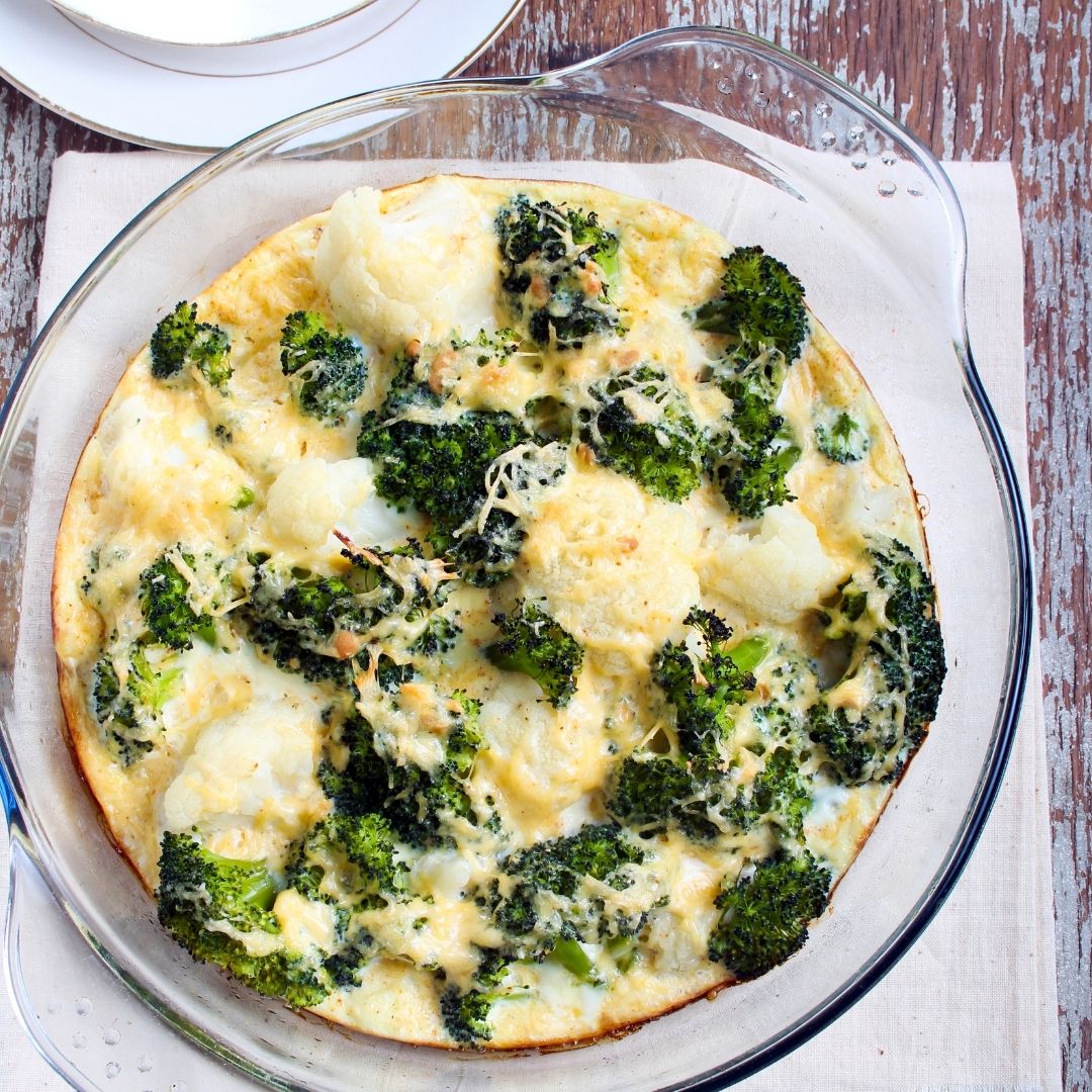 gratin aux deux choux : chou fleur et chou kale