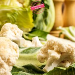 Menu riche en chou fleur