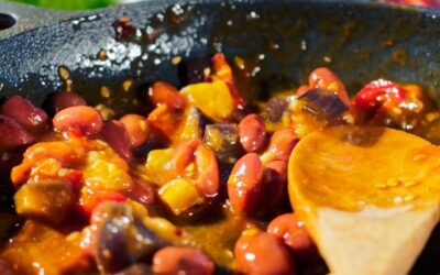 Chili sin carne, riz