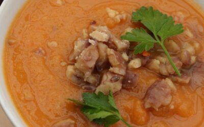 Soupe potimarron et châtaignes