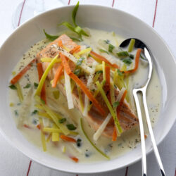 waterzoi au saumon