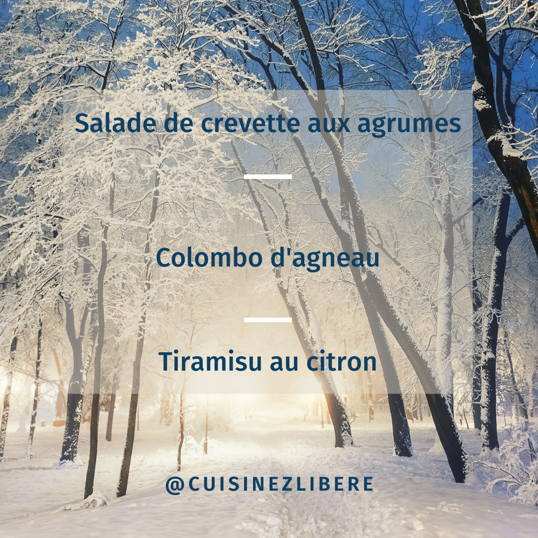 Menu week-end février