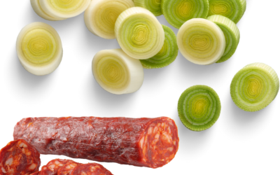 Fondue de poireaux chorizo