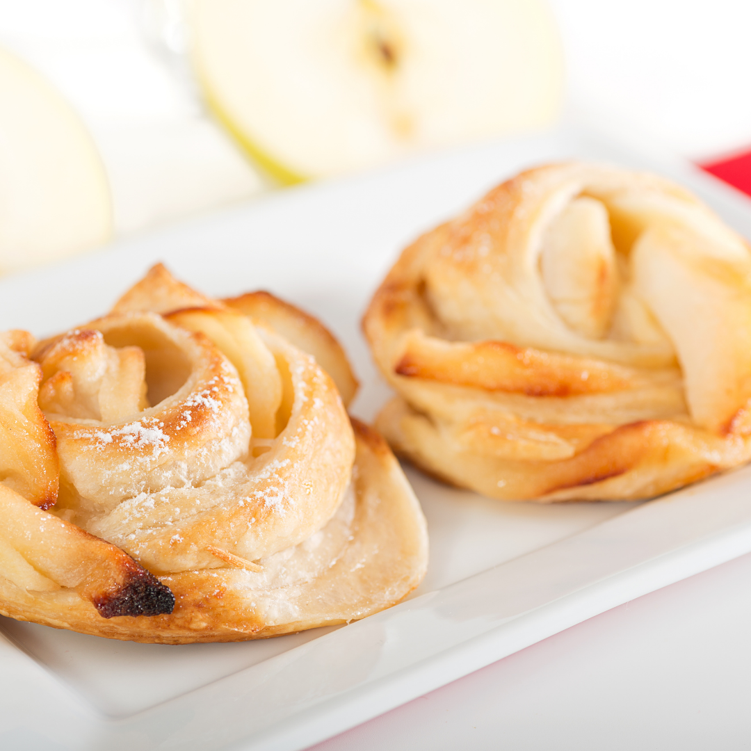 tarte pommes rose
