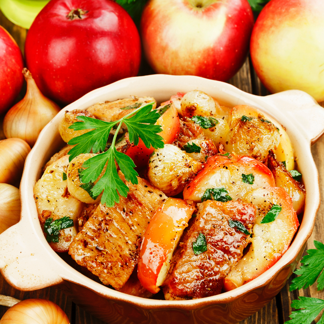 cocotte porc pommes curry