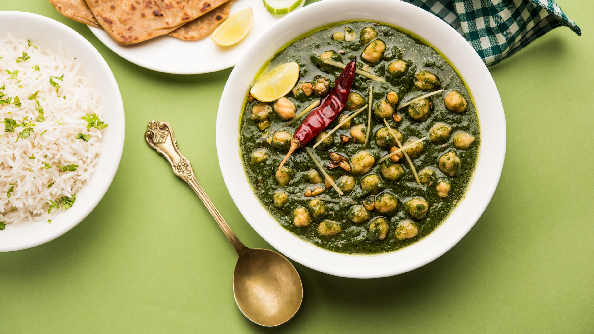 curry épinard pois chiche