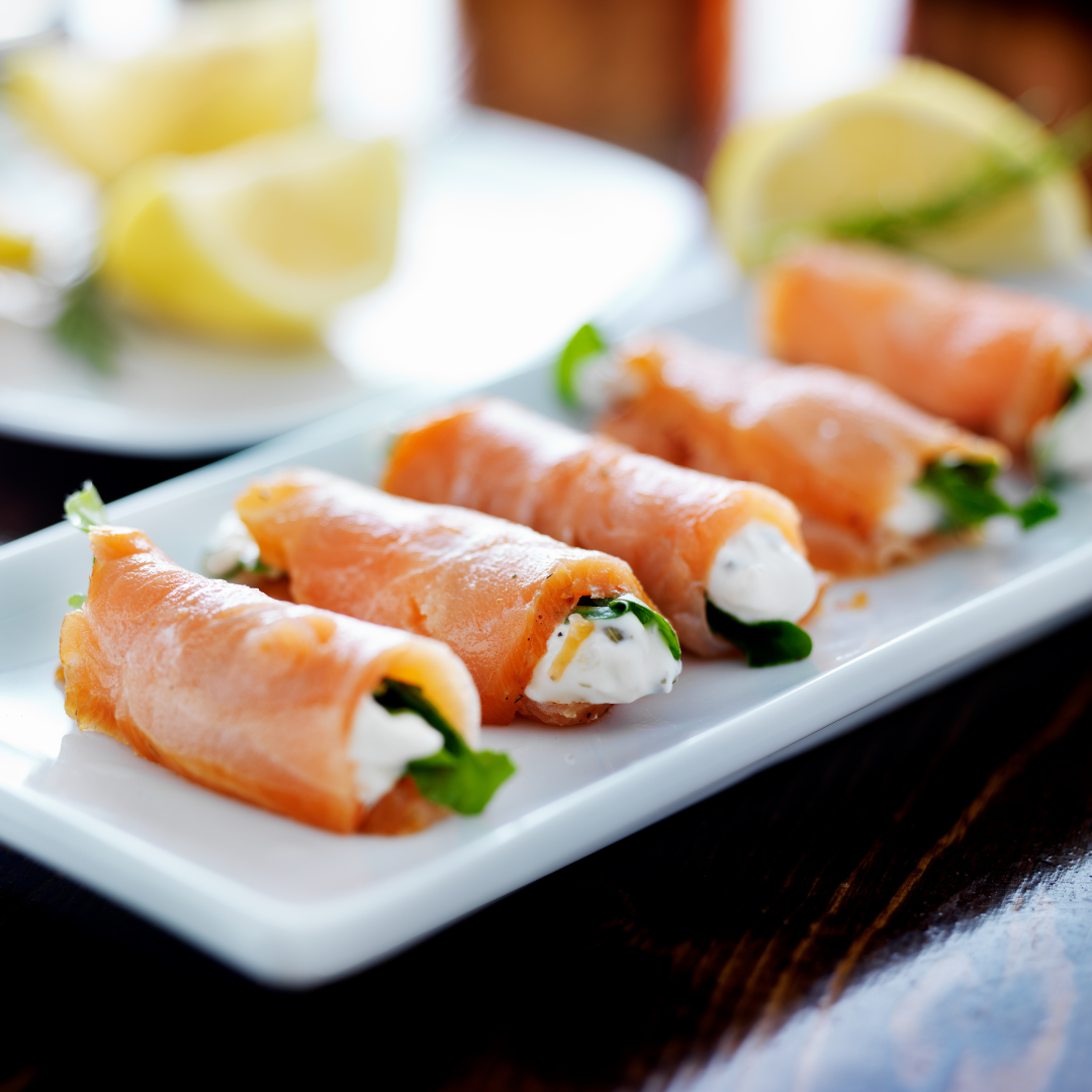 Saumon fumé au fromage frais
