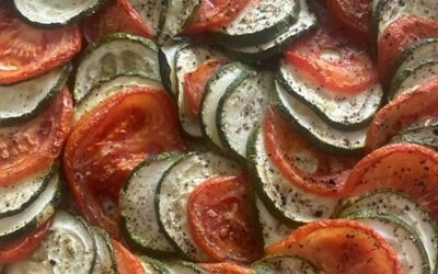 Quiche aux courgettes et aux tomates