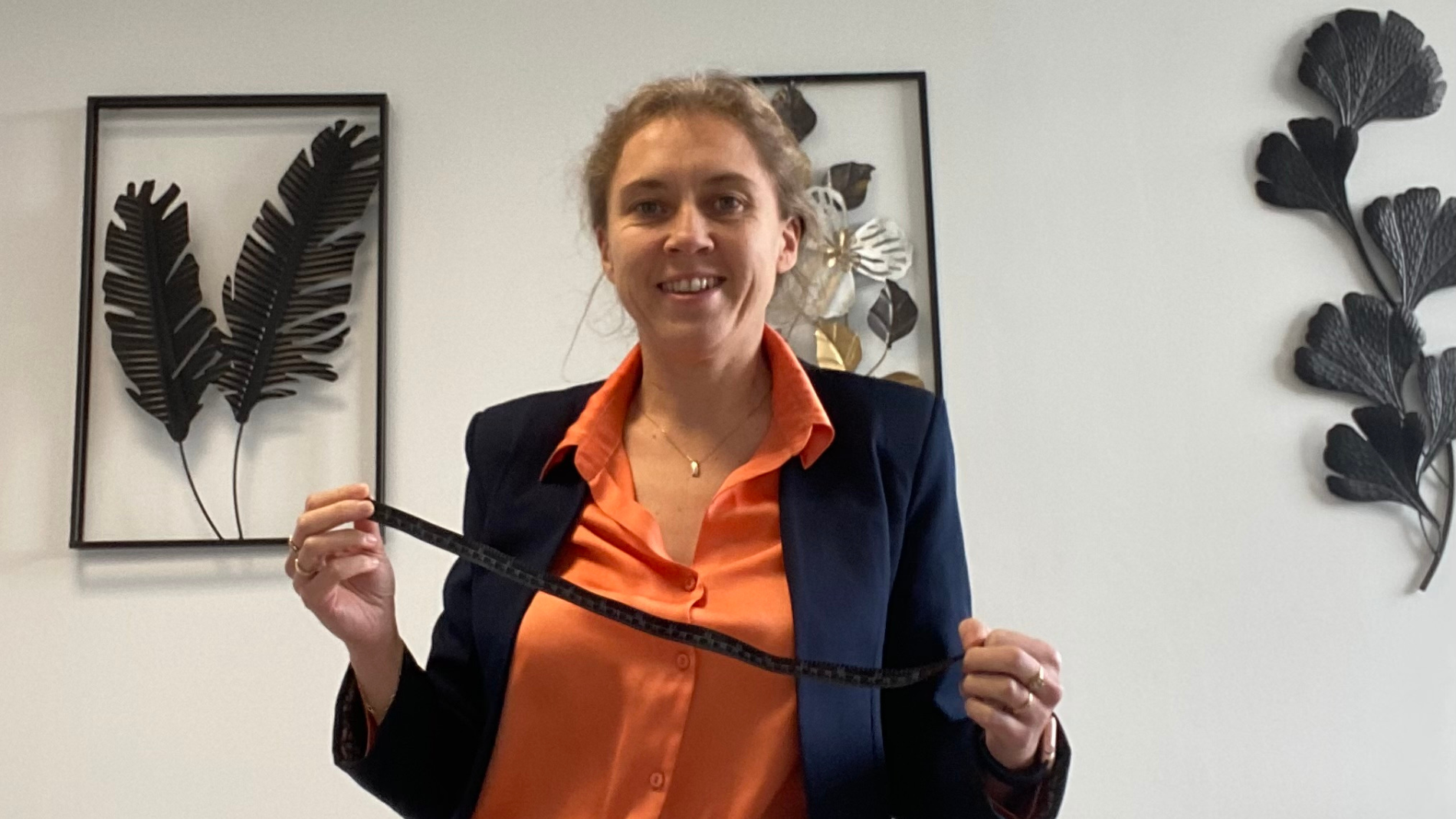 Lucie Costil, diététicienne à Angers, en consultation dans son cabinet de Trélazé